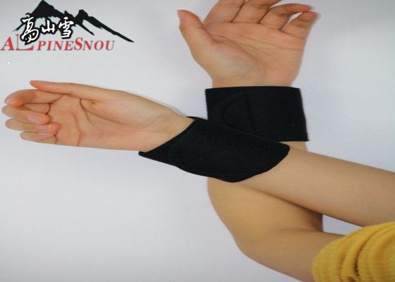 الصين Tourmaline Self Heating Wrist Support Belt With Chloroprene Rubber Cloth المزود
