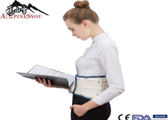 الصين White Lumbar Support Belt  , Waist Back Support For Pain Protection For Women المزود